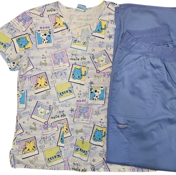 Smart Scrubs Other - Dogs/Cats Scrub Set